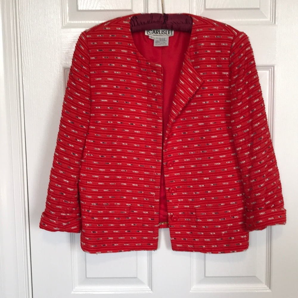 Carlisle red 3-season jacket